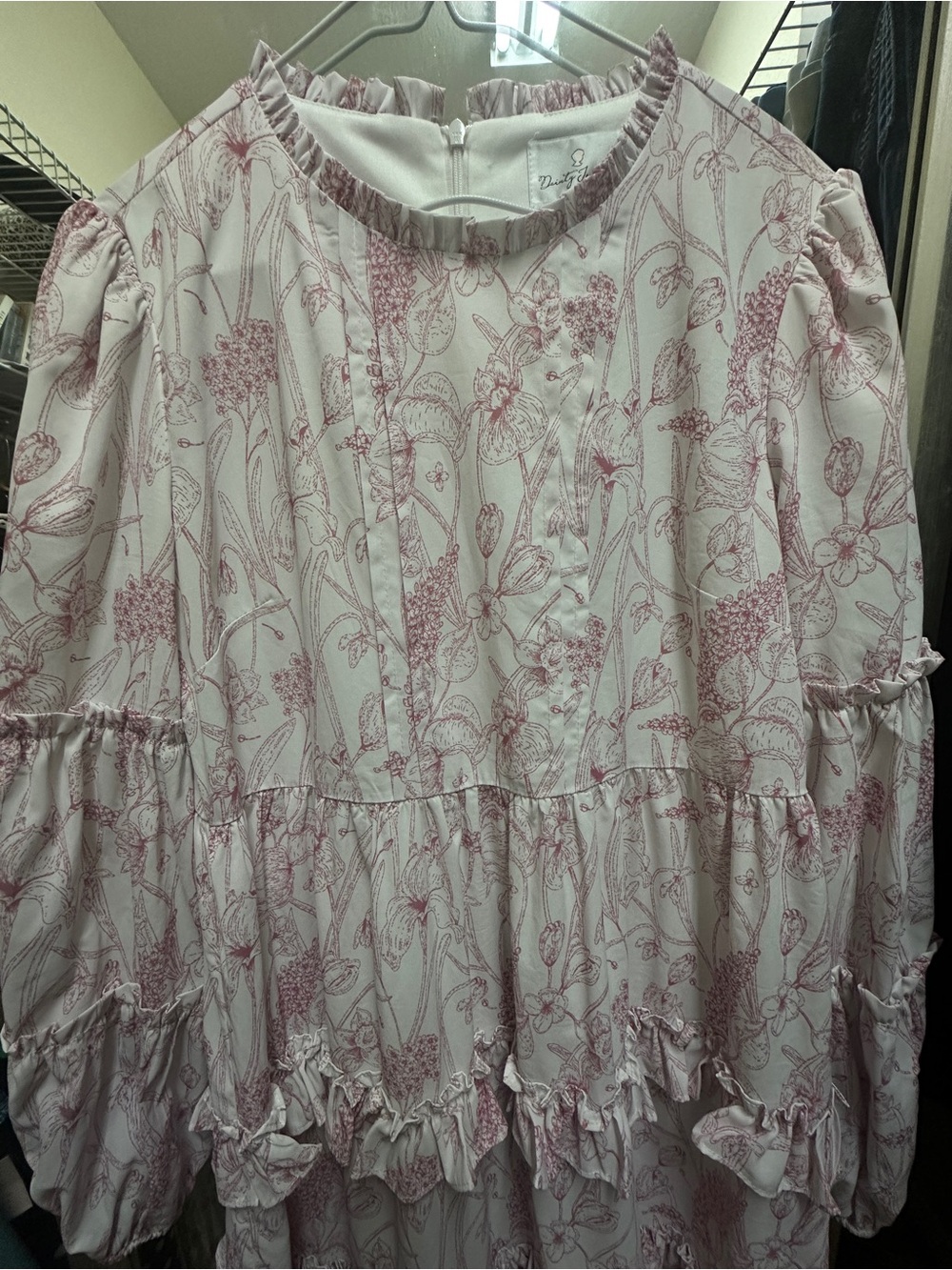Dainty Jewells waltz of the wildflower’s dress midi length - Picture 6 of 8